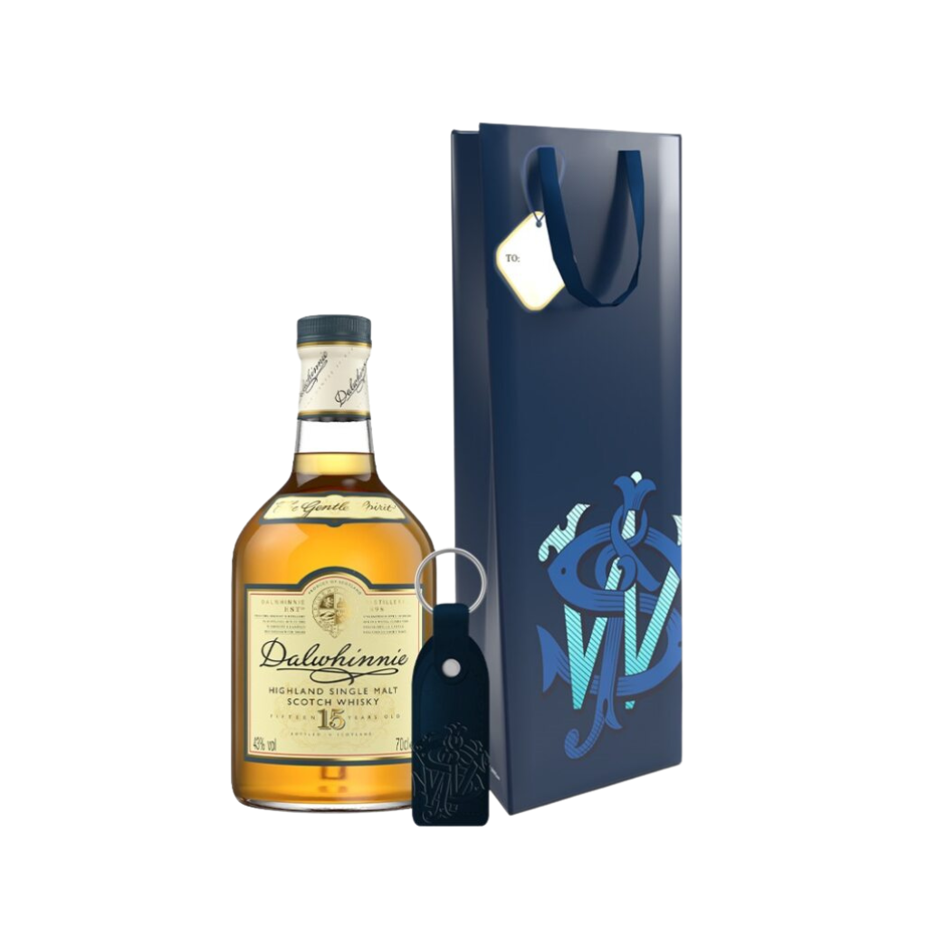 Dalwhinnie 15 Year Old 70cl with Gift Bag and Keychain