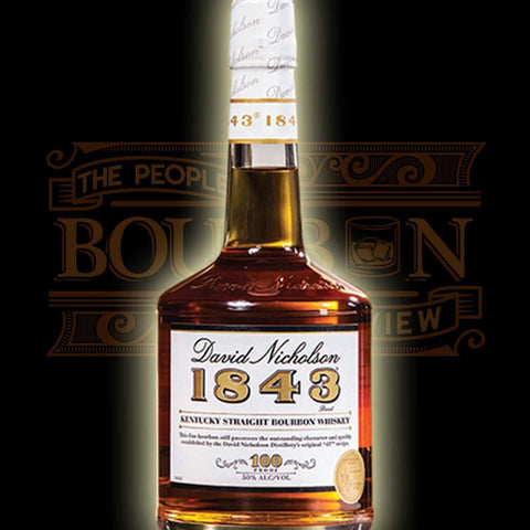 David Nicholson 1843 Kentucky Straight Bourbon 100 proof