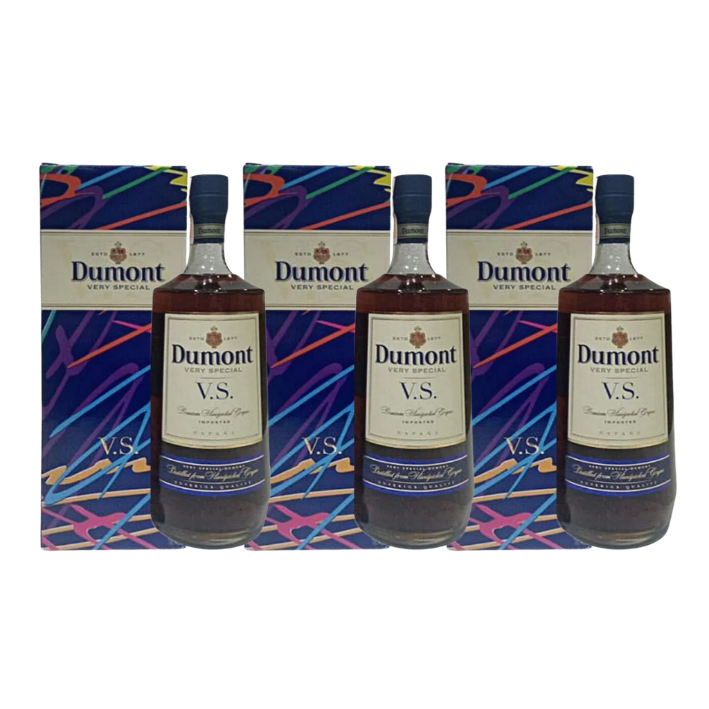 Dumont VS Brandy 70cl (3 Bottles) Singlemalt.ph