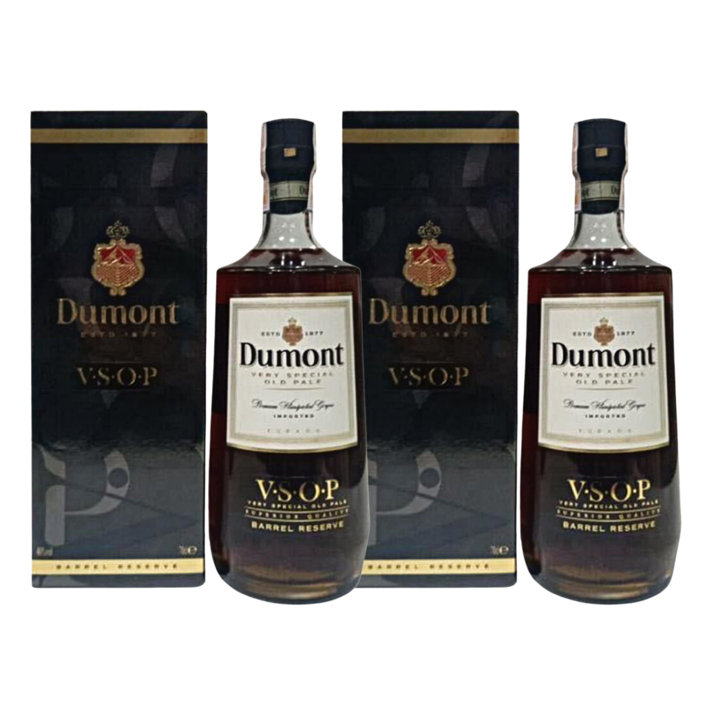 Dumont VSOP Brandy Barrel Reserve 70cl (2 Bottles)