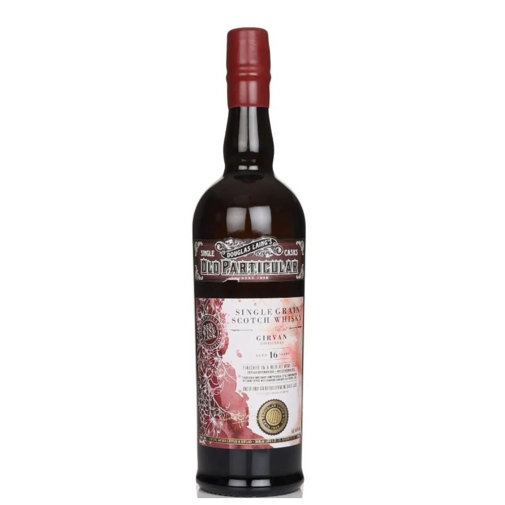 Douglas Laing Old Particular “Red Wine Collection” Grain Girvan 16 Year Old 2008 48.4% 70cl