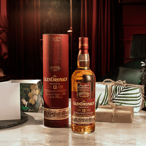 Glendronach 12 Year Old Sherry Cask Matured Whisky 70cl with FREE Prism Spinning Glass