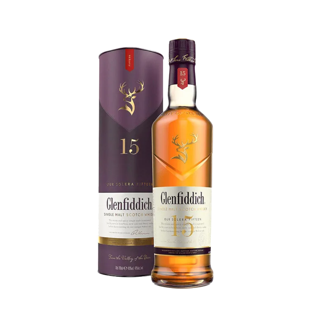 Glenfiddich 15 Year Old Single Malt Whisky 70cl