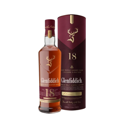Glenfiddich 18 Year Old Triple Sherry Cask Single Malt Scotch Whisky  70cl