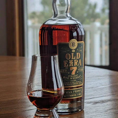Old Ezra 7 Years Straight Rye Barrel Strength 114 proof