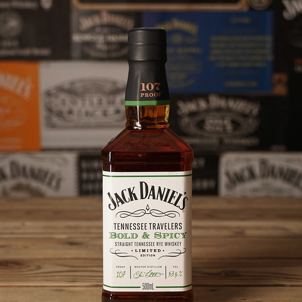 Jack Daniels "Tennessee Travelers" Bold & Spicy 53.5% 50cl