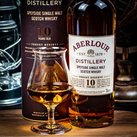 Aberlour 10 Year Old Forest Reserve 70cl with FREE Prism Spinning Glass