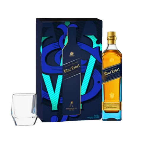 Johnnie Walker Blue Label 75cl Festive Gift Set