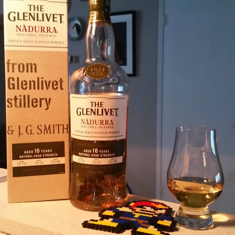 Glenlivet 16 Year Old Nadurra Cask Strength 55% batch - 1013Z (Old Bottling)