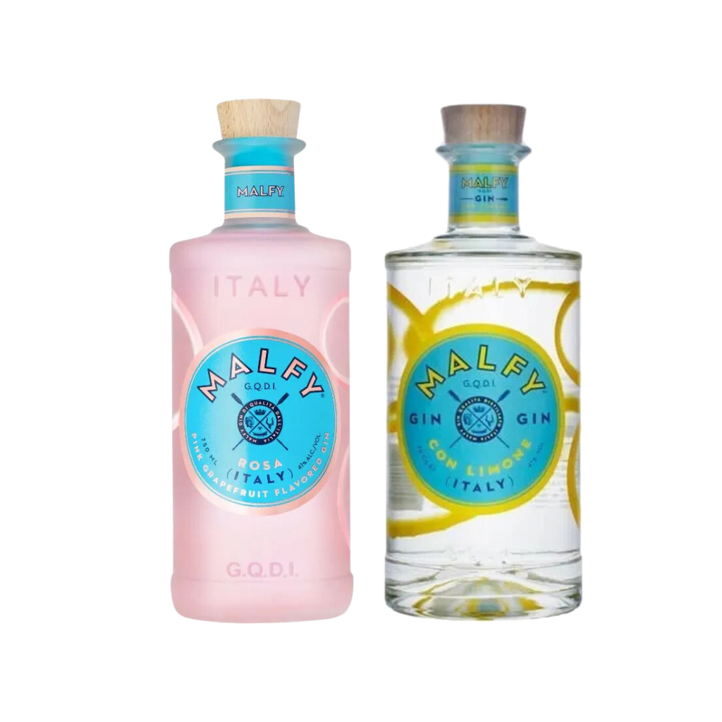 Malfy Gin Con Limone 70cl + Malfy Gin Rosa 70cl