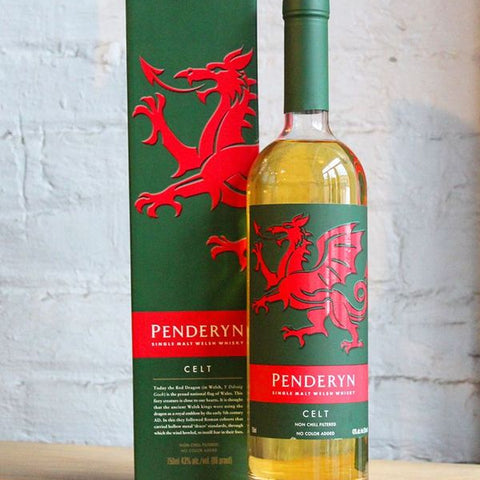 Penderyn Dragon Celt Welsh Whisky 70cl (3 bottles)