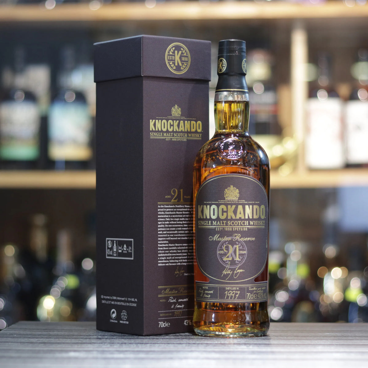 Knockando 21 Year Old Master Reserve Single Malt Scotch Whisky 70cl