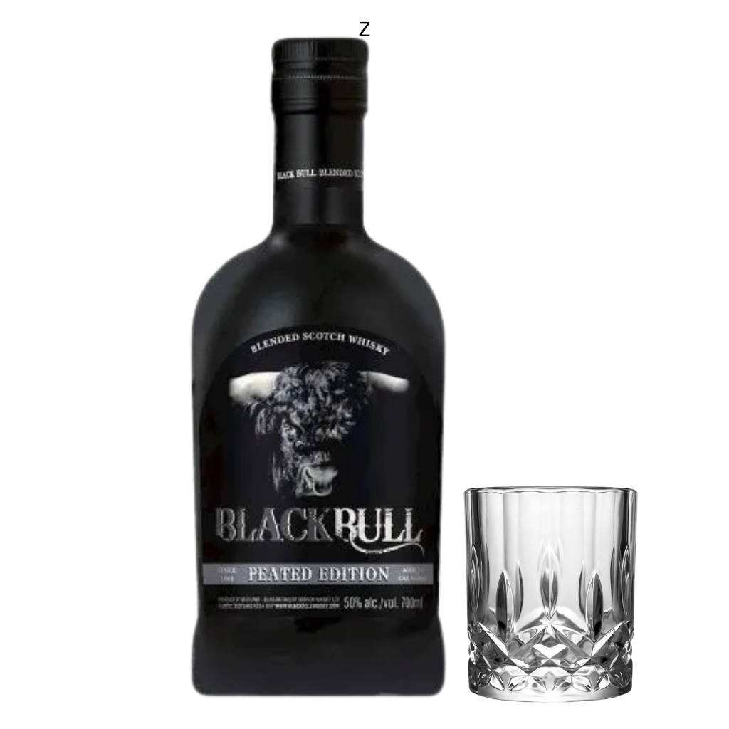Black Bull Peated 50% 70cl with FREE Prism Spinning Glass
