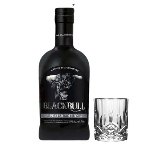 Black Bull Peated 50% 70cl with FREE Prism Spinning Glass