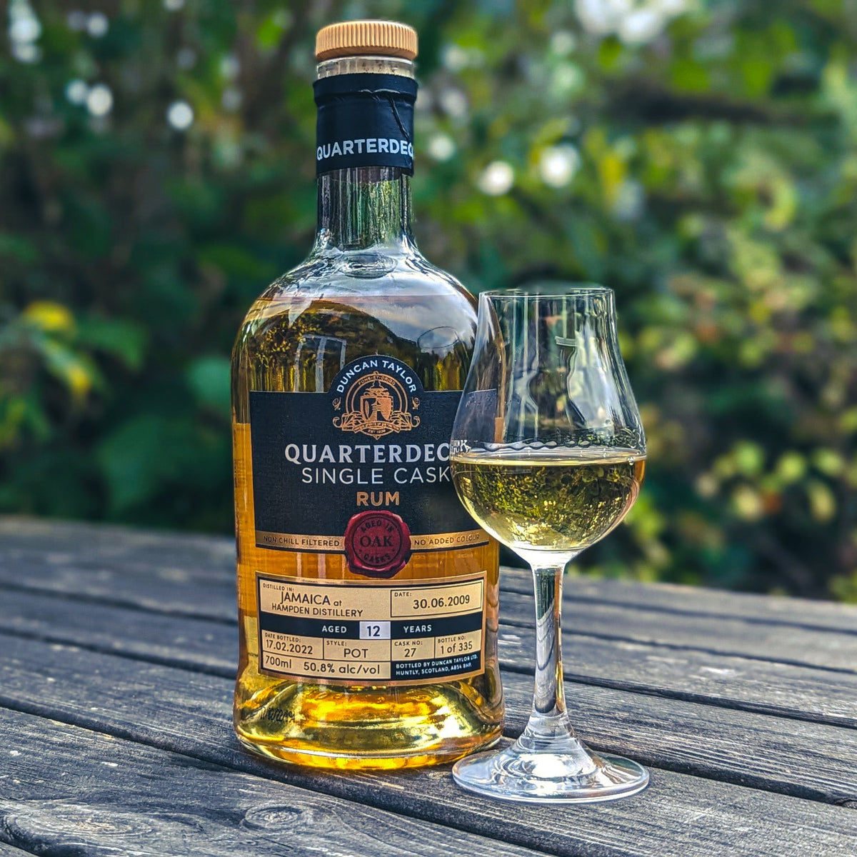Quarter Deck - Hampden 12 Year Old Jamaican Rum 2009 50.8% 70cl