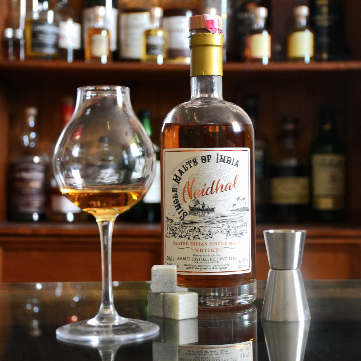 Amrut Neidhal Peated Indian Single Malt Whisky 46% 70cl