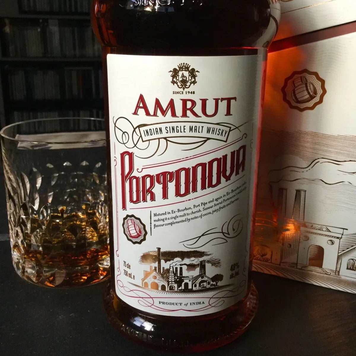 Amrut Portonova Indian Single Malt 48% 75cl