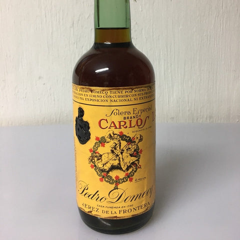 Carlos I Pedro Domecq Brandy Solera Especial Jerez 75cl (Vintage Bottling)