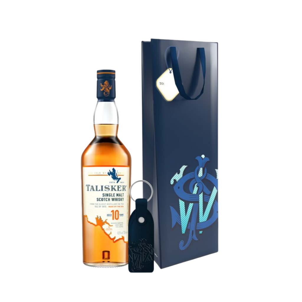 Talisker 10 Year Old 75cl with Gift Bag and Keychain