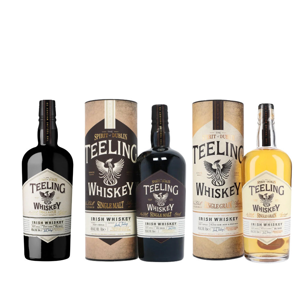 Teeling Trinity Bundle (Naked Small Batch, Single Malt, Single Grain 70cl)