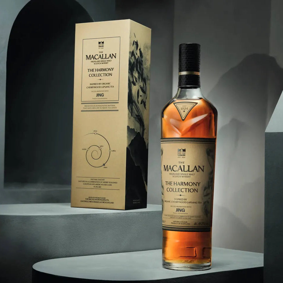 The Macallan "The Harmony Collection" - Jing Organic Cherrywood Lapsang Tea - Limited Edition 70cl