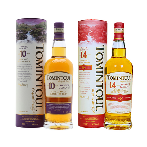 Tomintoul 10 + Tomintoul 14 Year Old 70cl Bundle