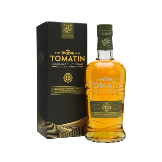 Tomatin 12 Year Old Single Malt Scotch Whisky 70cl
