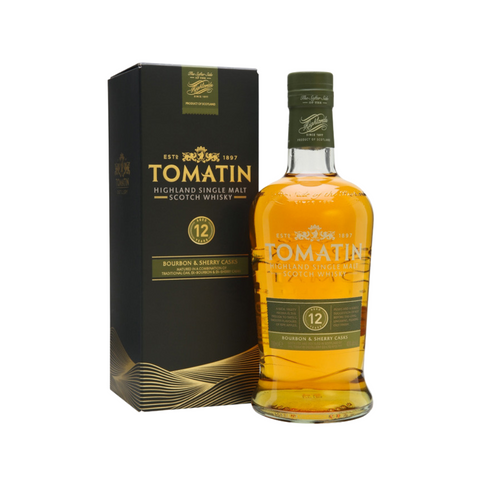 Tomatin 12 Year Old Single Malt Scotch Whisky 70cl