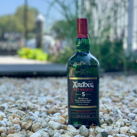 Ardbeg Wee Beastie Single Malt Whisky 70cl with FREE Ardbeg Tumbler