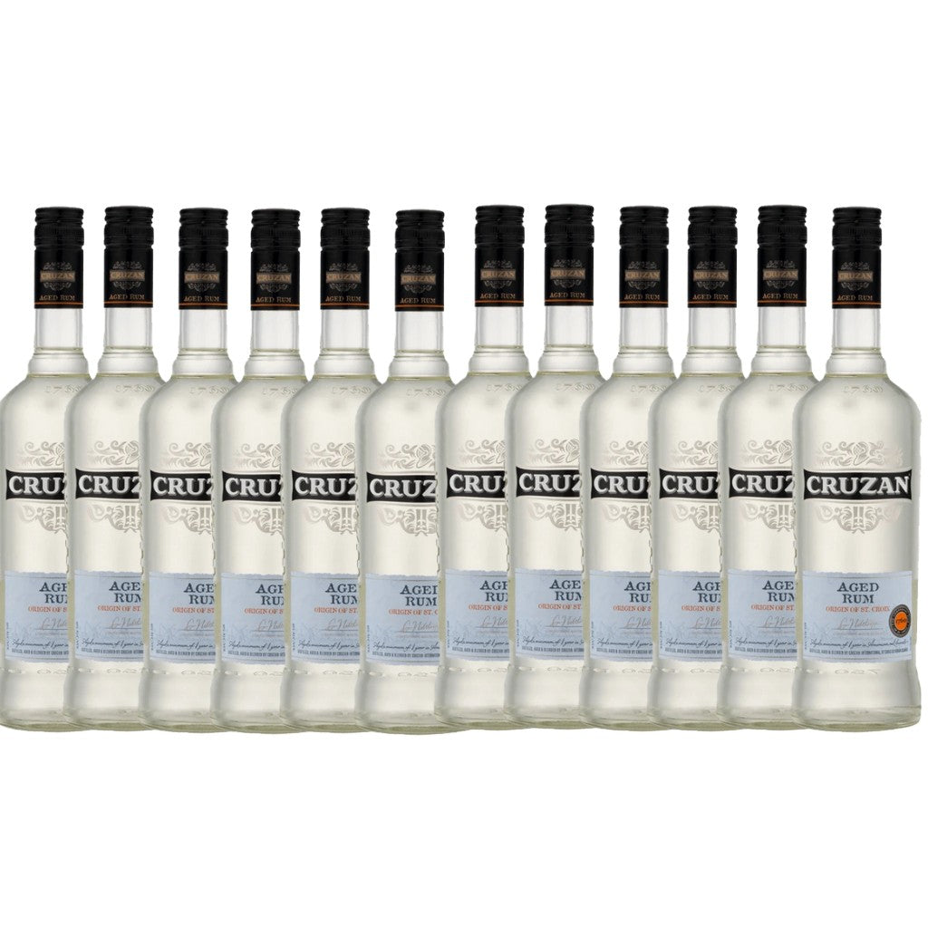 Cruzan Aged Rum - Light 75cl (12 Bottles)
