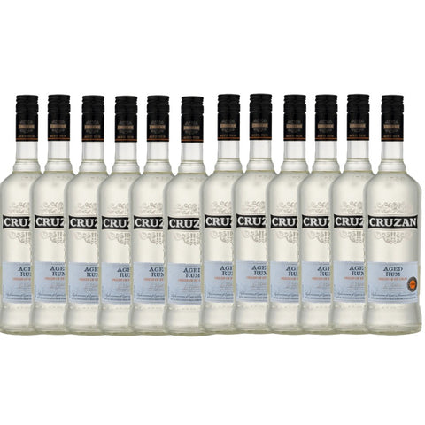 Cruzan Aged Rum - Light 75cl (12 Bottles)