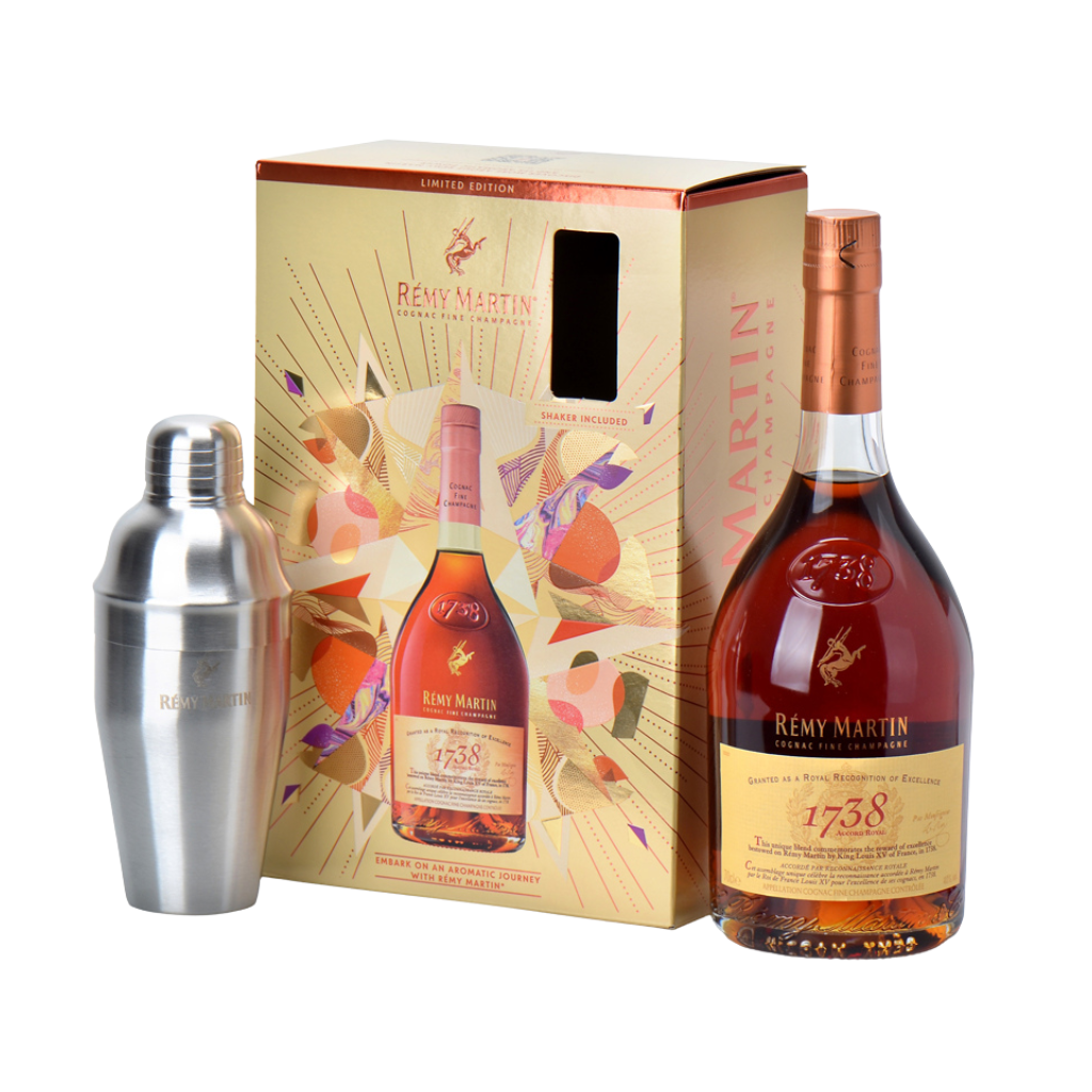 Remy Martin 1738 70cl + FREE Shaker Gift Box