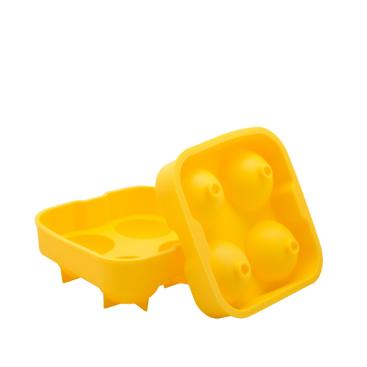 2 Inch Ice Ball Mold Yellow