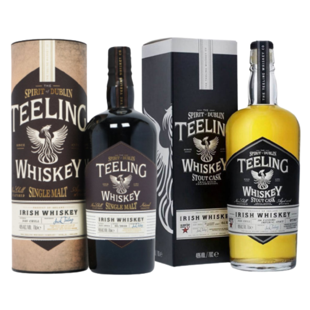 Teeling Single Malt + Stout Cask (2 Bottles) 70cl