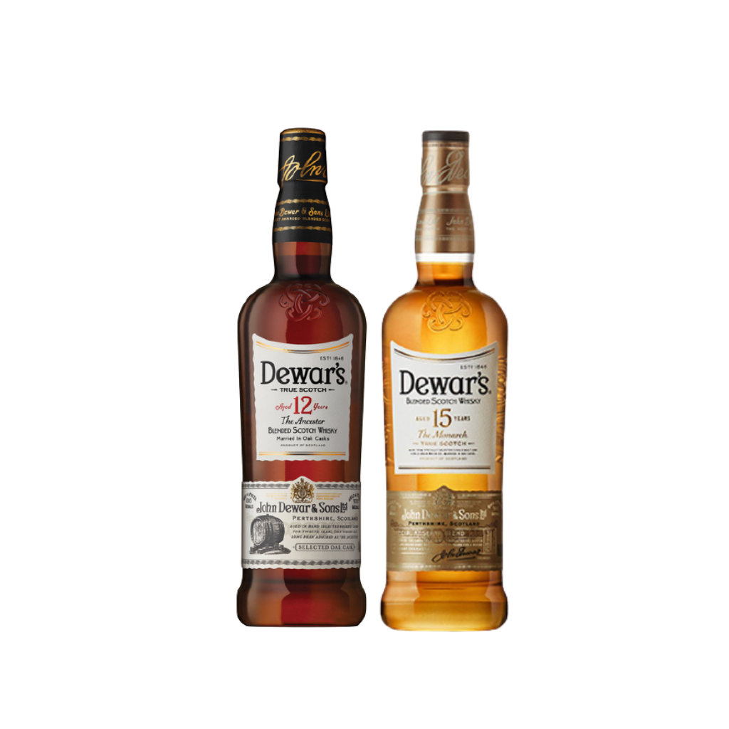 Dewars 12 Year Old 75cl + Dewars 15 Year Old 75cl