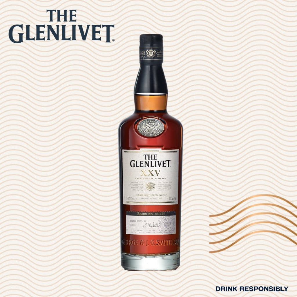Glenlivet 25 Year Old Single Malt Whisky 70cl
