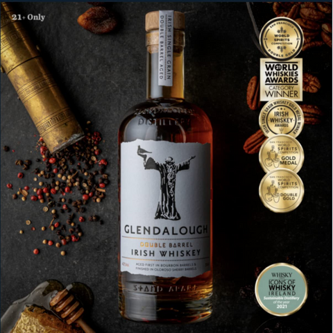 Glendalough Double Barrel Irish Whiskey 70cl