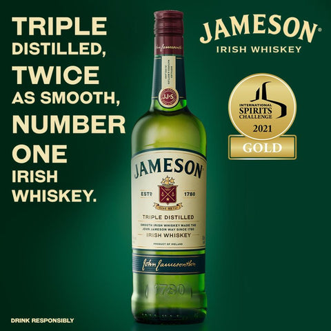 John Jameson Blended Irish Whiskey 70cl
