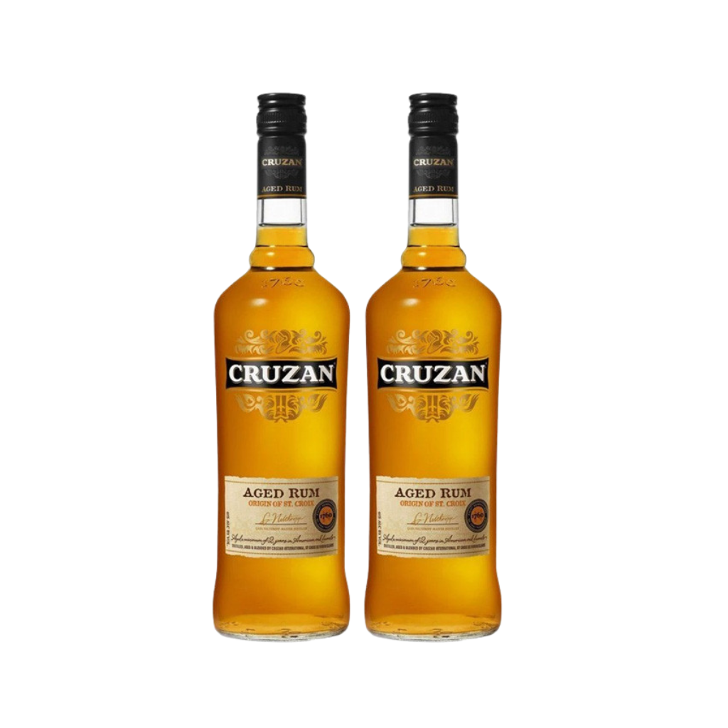 Cruzan Aged Dark Caribbean Rum 75cl (2 Bottles)