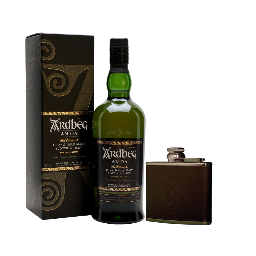 Ardbeg An Oa 70cl + Free Ardbeg Flask