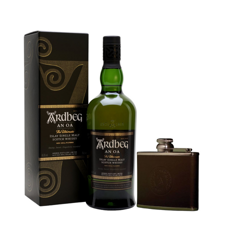 Ardbeg An Oa 70cl + Free Ardbeg Flask