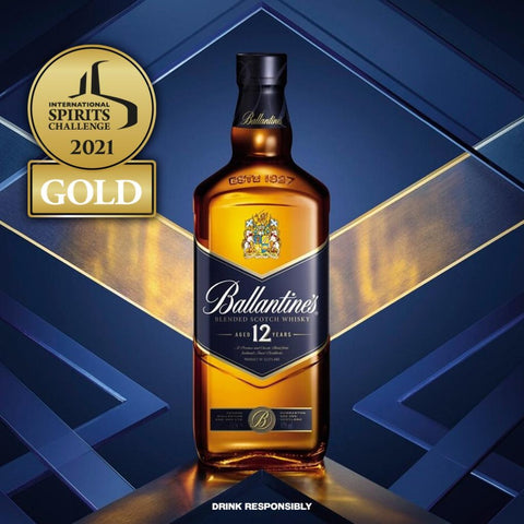 Ballantines 12 Year Old Blended Scotch Whisky 70cl