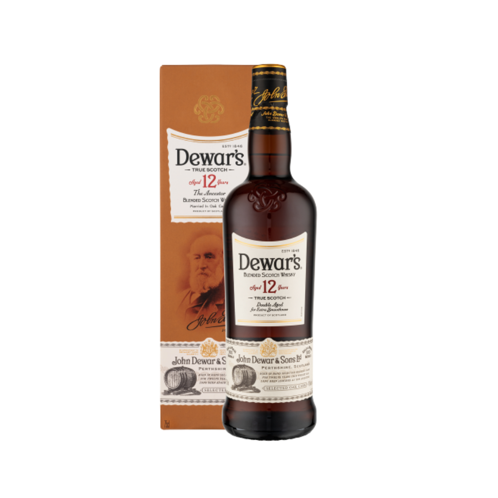 Dewars 12 Year Old Blended Scotch Whisky 75cl