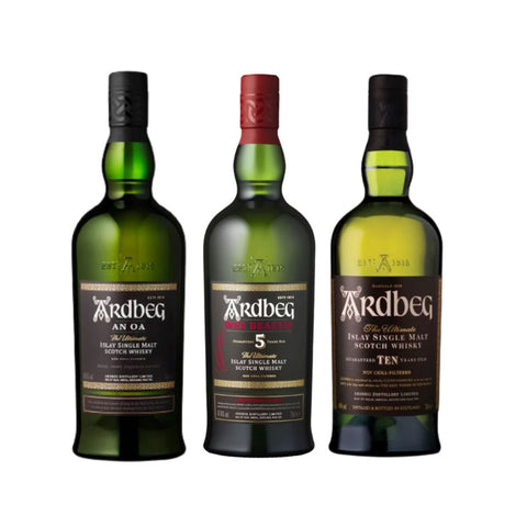 Ardbeg Wee Beastie Bundle (Wee Beastie, 10yo, & An Oa) 70cl
