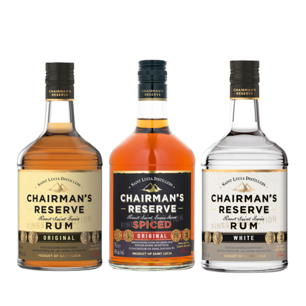 Chairman's Reserve Rum Bundle 70cl (Original, Spiced, White)