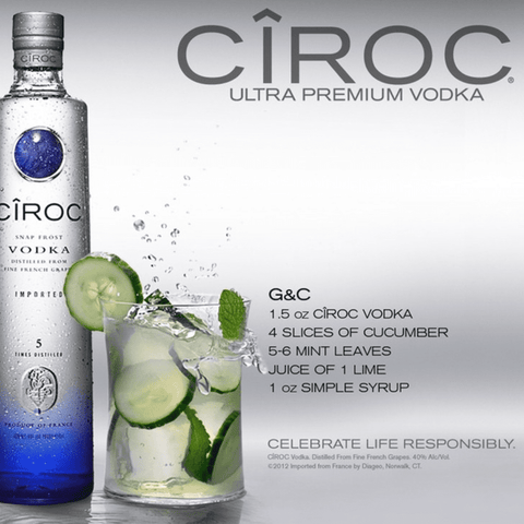 Ciroc Ultra Premium French Vodka 1.75L