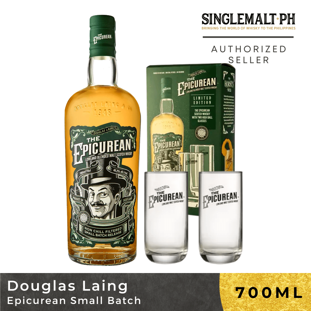 Douglas Laing Epicurean Small Batch 70cl w/ Free 2 Highball Glasses