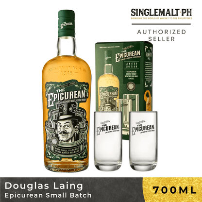 Douglas Laing Epicurean Small Batch 70cl w/ Free 2 Highball Glasses