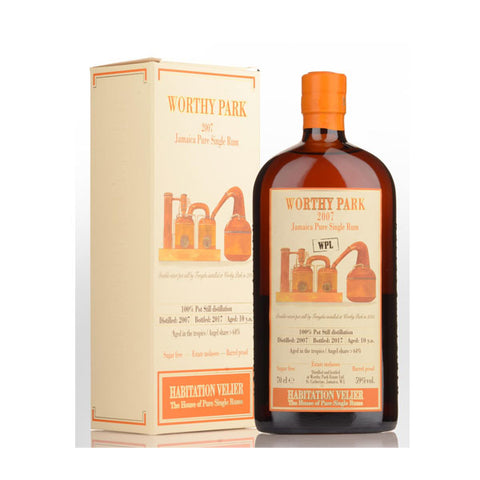 Habitation Velier - Worthy Park 10 Year Old 2007 Jamaican Pure Single Rum 70cl