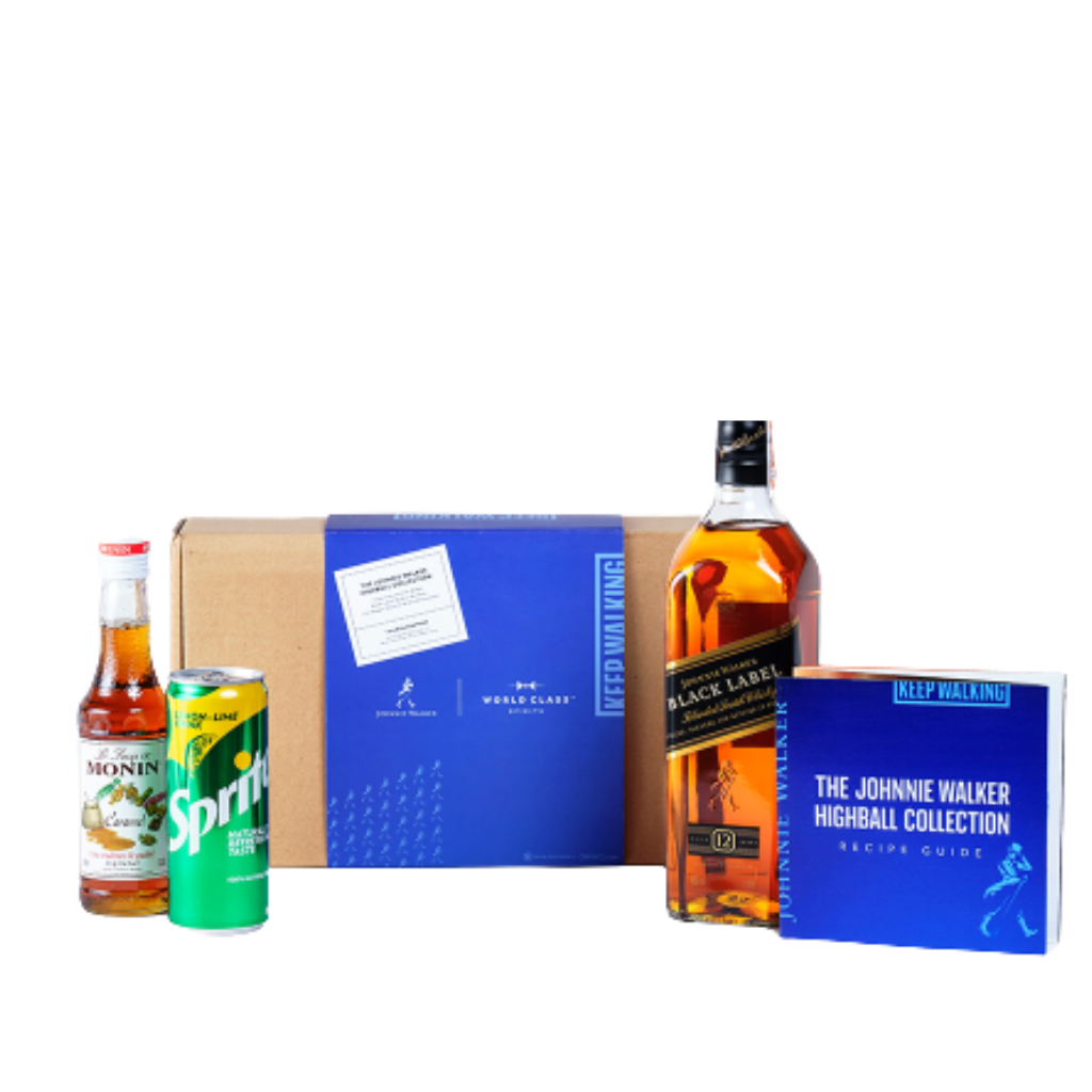 Johnnie Walker Black Label 12 Year Old 1L + FREE Cocktail Kit